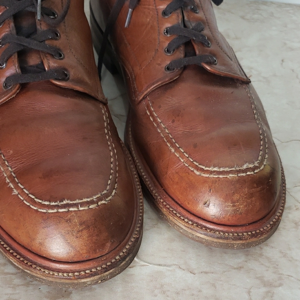 Alden Restoration Indy Men's Brown Leather Lace-Up Boots Size 12.5 - Picture 12 of 12